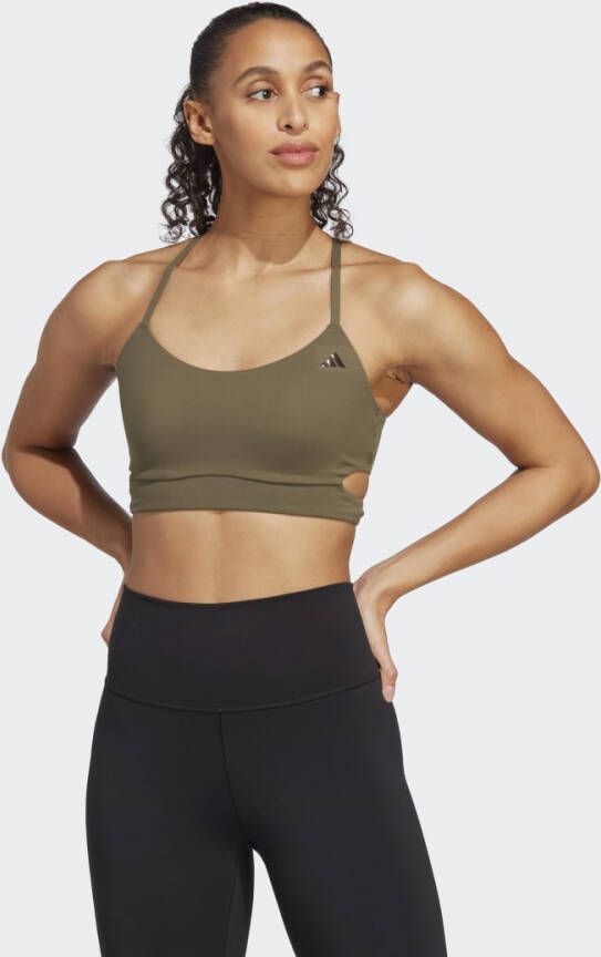 Adidas Yoga Studio Light support Longline Dames Sport Bras/Sport Vests