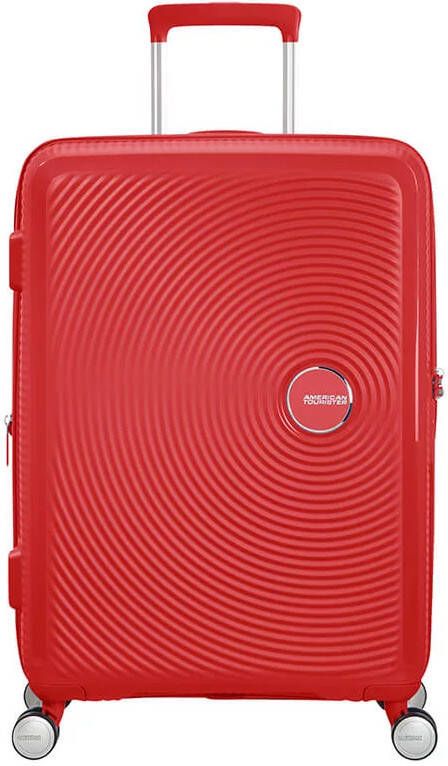 American Tourister Soundbox Spinner 67 Expandable coral red Harde Koffer