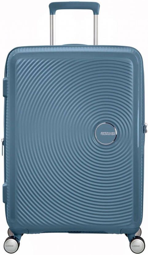 American Tourister Soundbox Spinner 67 Expandable stone blue Harde Koffer