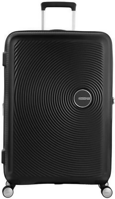 American Tourister Soundbox Spinner 77 Expandable bass black Harde Koffer