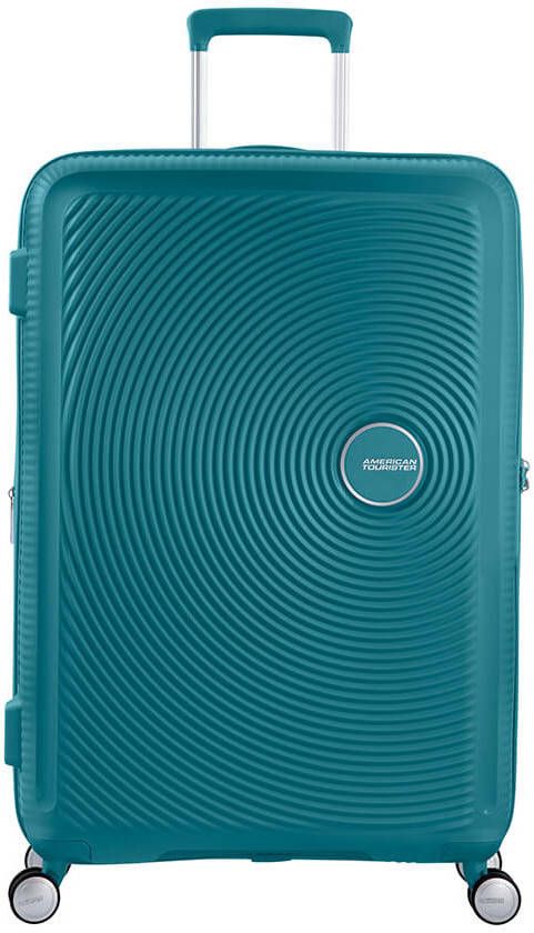 American Tourister Reiskoffers Soundbox Spinner 77/28 Tsa EExpandablexp Groen