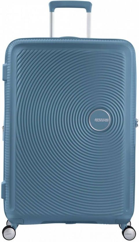 American Tourister Soundbox Spinner 77 Expandable stone blue Harde Koffer