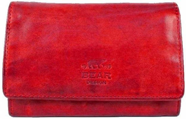 Bear Design Cow Lavato Portemonnee red Dames portemonnee