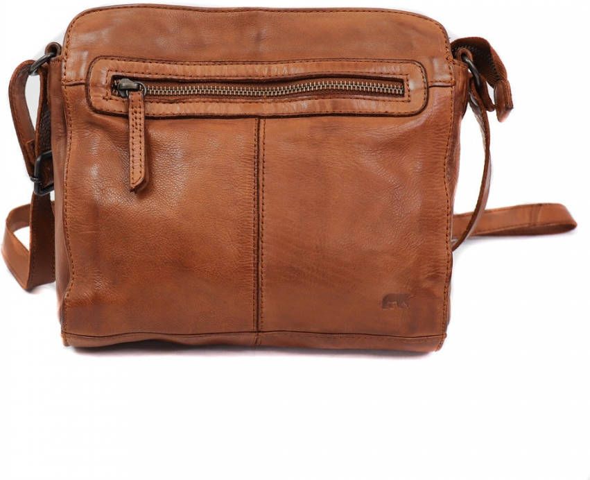 Bear Design Cow Lavato Olivia Schoudertas Cognac