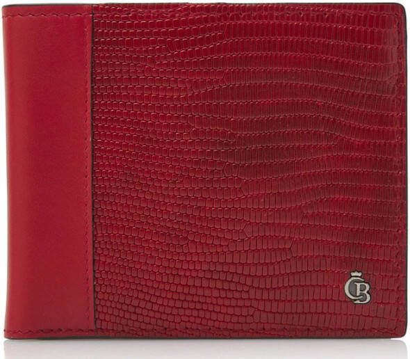 Castelijn & Beerens Bi fold portemonnees Billfold Rood
