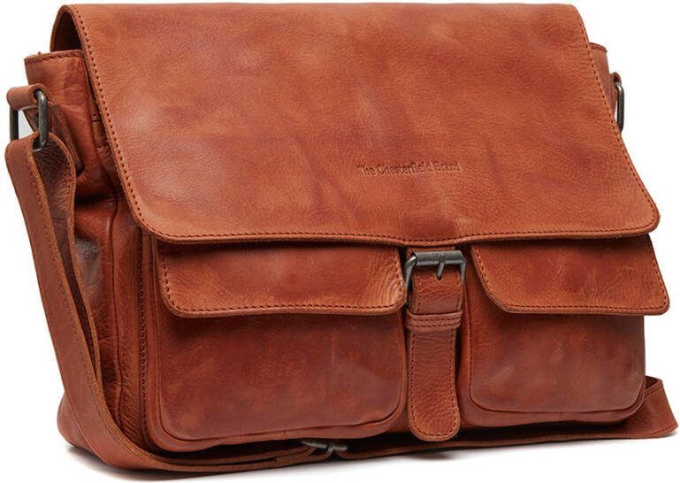 Chesterfield Interlaken Leren Schoudertas Cognac