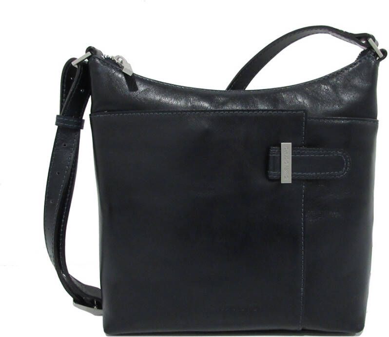 Claudio Ferrici Classico Crossoverbag navy Damestas