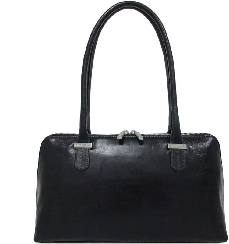 Claudio Ferrici Classico Shoulder bag navy VI Damestas