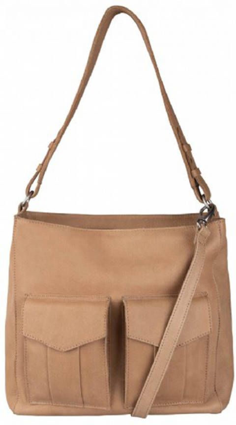 Cowboysbag Schoudertas Hobo Minnamurra Beige