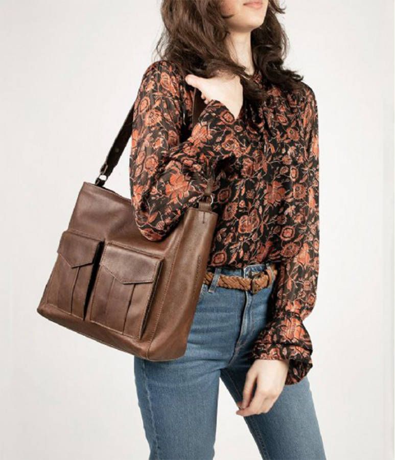 Cowboysbag Schoudertas Hobo Minnamurra Bruin