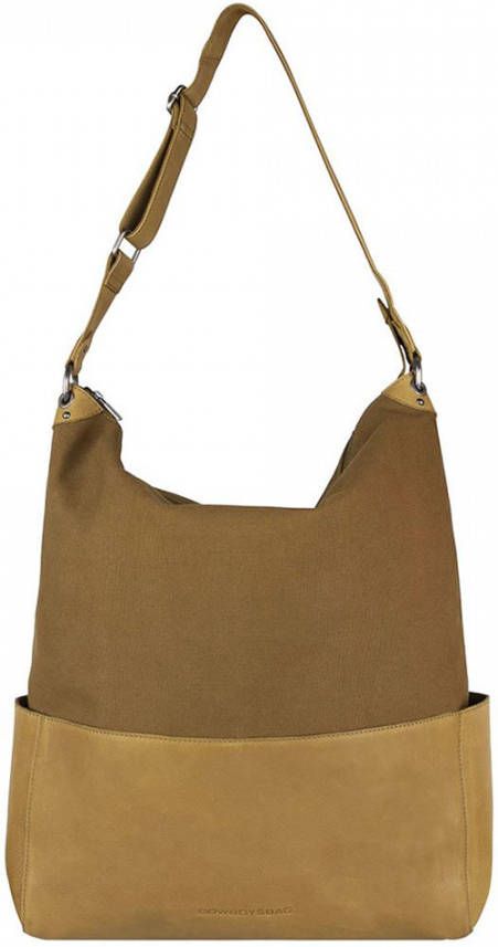 Cowboysbag Saskia Weerstand X Shopper Bag Lissabon 15, 6 Inch Olive