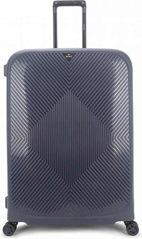 Decent Axiss Fix 4 Wiel Trolley 78 donkerblauw Harde Koffer