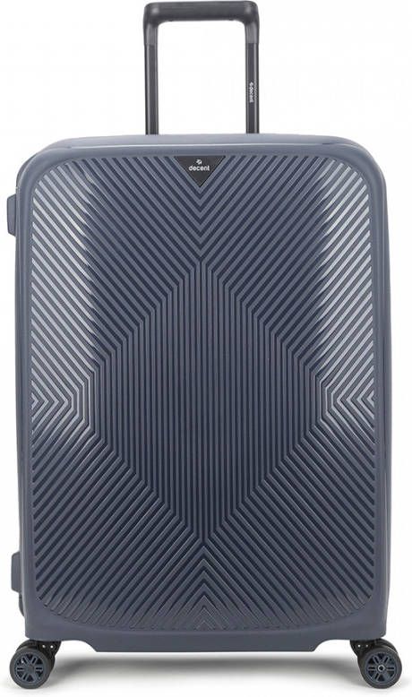 Decent Axiss Fix 4 Wiel Trolley 68 donkerblauw Harde Koffer