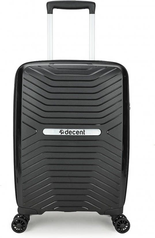 Decent Cross One Cabin Trolley 55/35 black Harde Koffer
