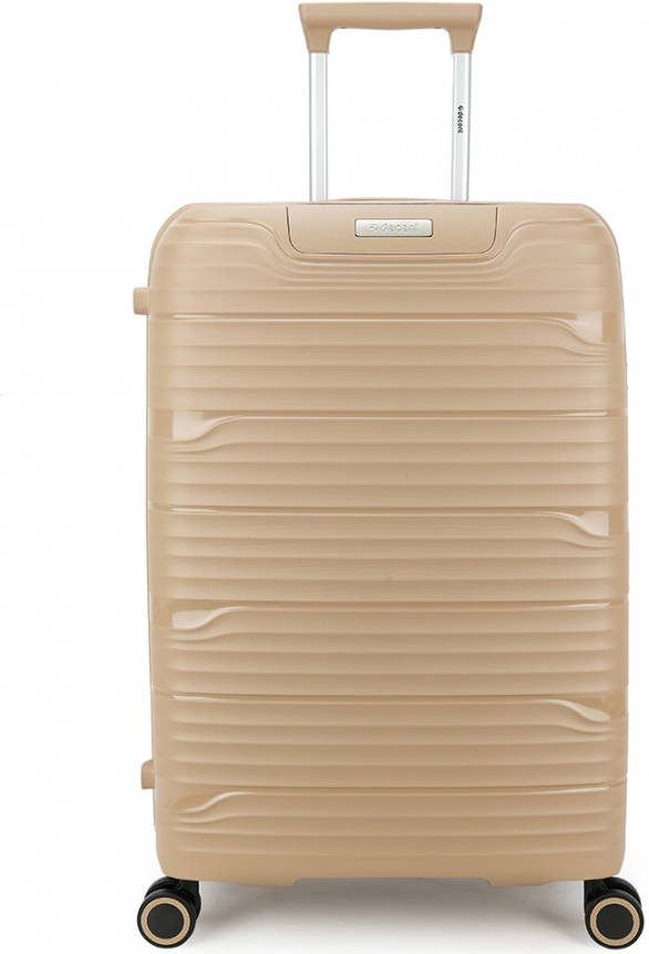 Decent Explorer Trolley 66 champagne Harde Koffer