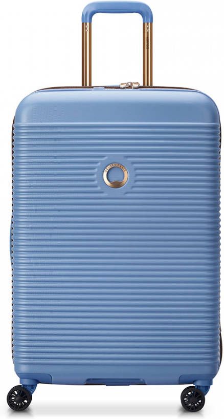 Delsey Freestyle 4 Wheel Trolley 67 himmelblau Harde Koffer