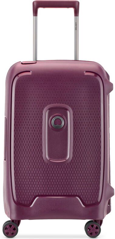 Delsey Moncey 4 Wheel Cabin Trolley 55/35 purple Harde Koffer