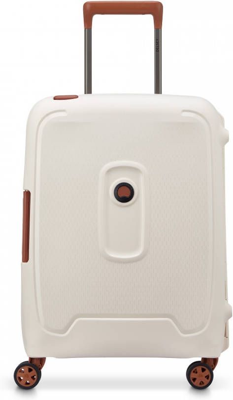 Delsey Moncey 4 Wheel Trolley 55/40 Slim white Harde Koffer
