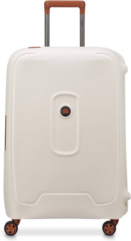 Delsey Moncey 4 Wheel Trolley 69 white Harde Koffer