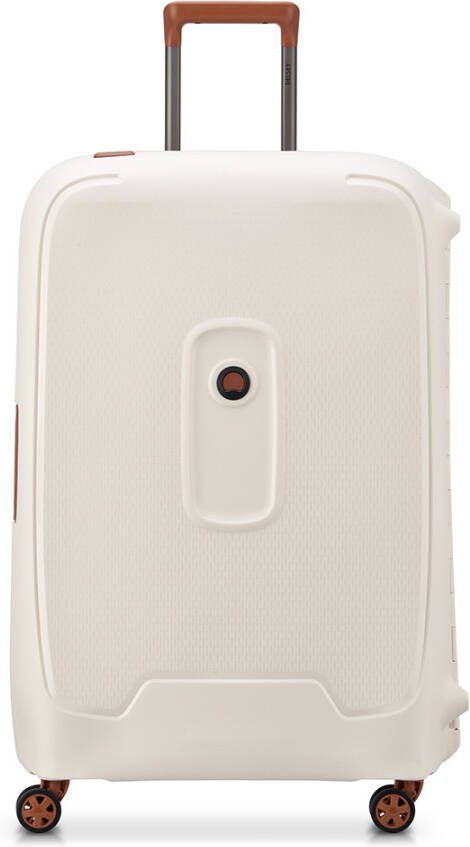 Delsey Moncey 4 Wheel Trolley 76 white Harde Koffer