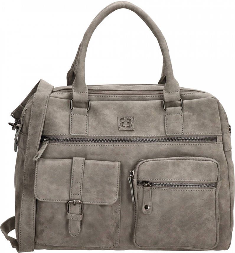 Enrico Benetti Ardèche Laptop Handtas 15" Middengrijs