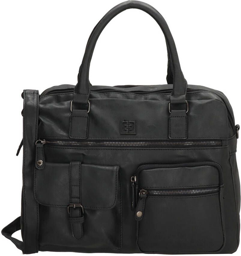 Enrico Benetti Ardèche Laptop Handtas 15" Zwart