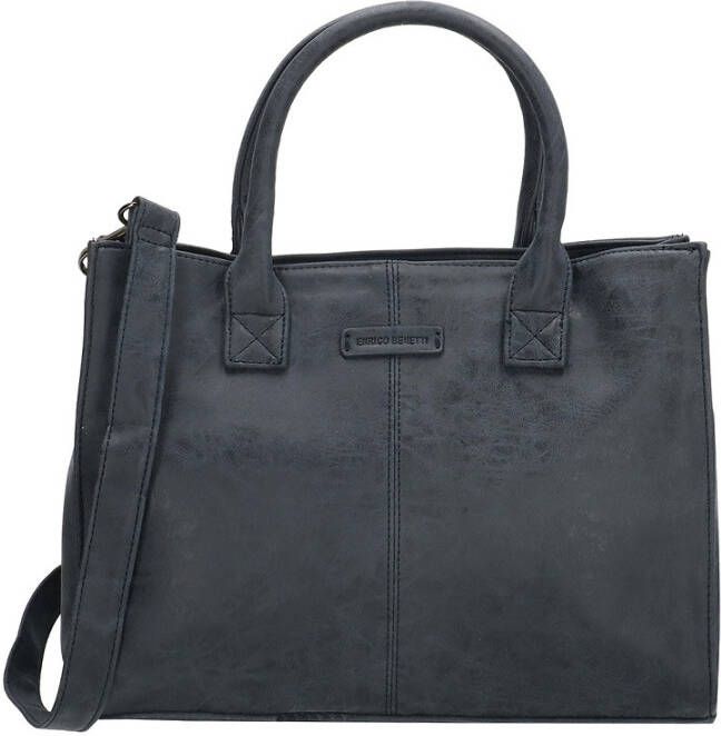 Enrico Benetti Metz Schoudertas blauw Damestas