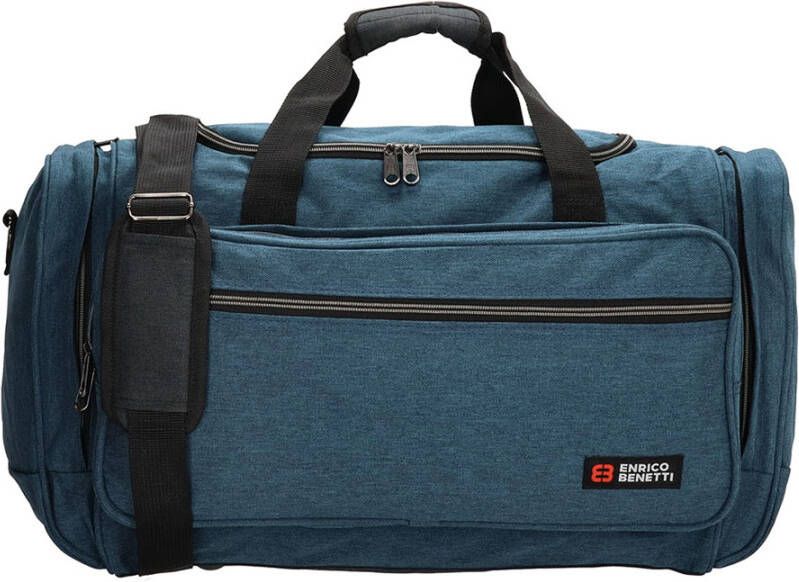 Enrico Benetti Montevideo Sport/Travelbag S jeansblauw Weekendtas