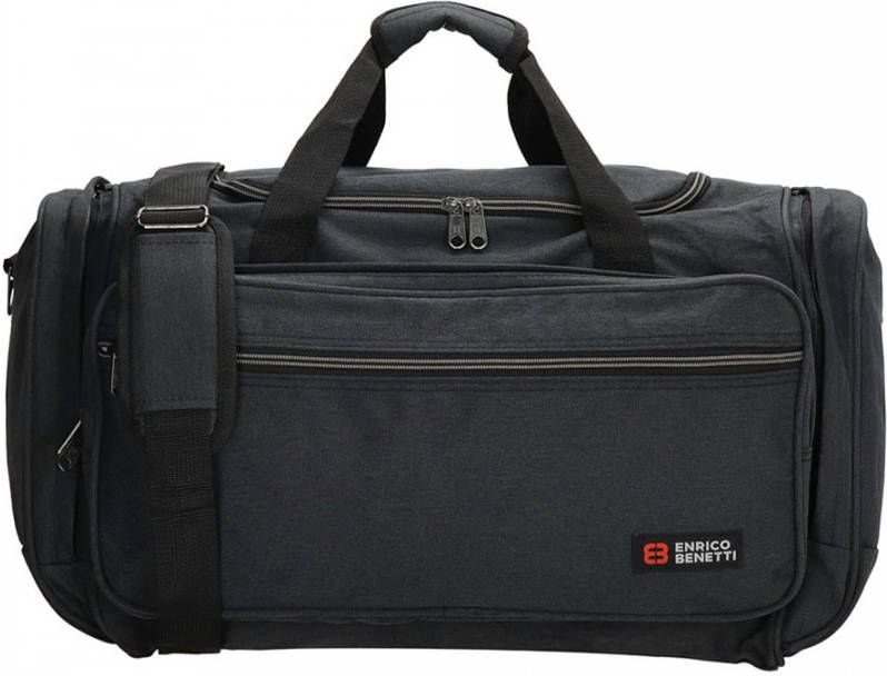 Enrico Benetti Montevideo Sport/Travelbag S zwart Weekendtas