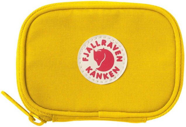 Fjällräven Fjallraven Pasjes portemonnees Kanken Card Wallet Geel