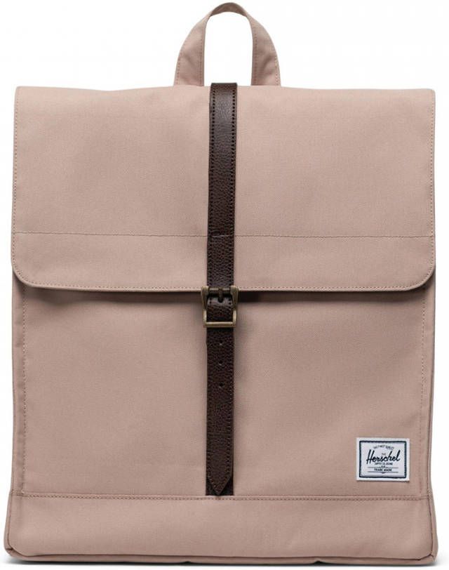 Herschel City Rugzak Mid Volume Light Taupe/Chicory Coffee