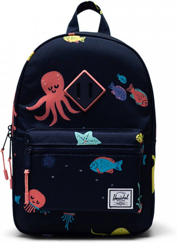 Herschel Supply Co. Dagrugzak Heritage Kids snake zwart