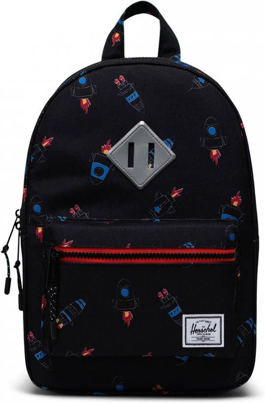 Herschel Supply Co. Dagrugzak Heritage Kids harig zwart