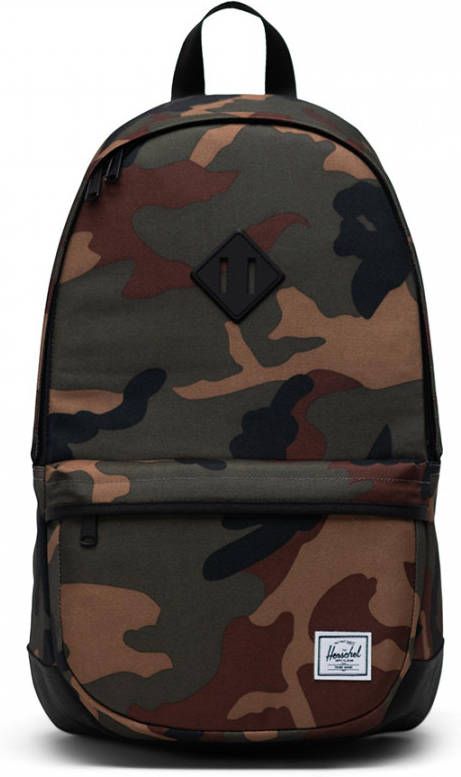 Herschel Heritage Pro Rugzak Black Woodland Camo Black