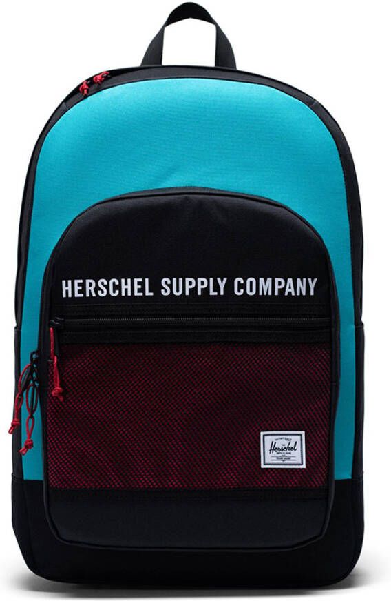 Herschel Kaine Rugzak Black/Tile Blue/Raspberry Sorbet