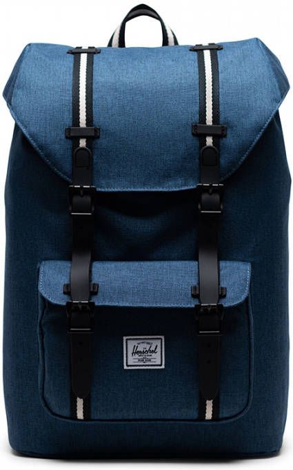 Herschel Little America Mid Volume Ensign Blue Crosshatch