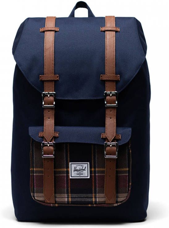 Herschel Little America Mid Volume Peacoat Plaid