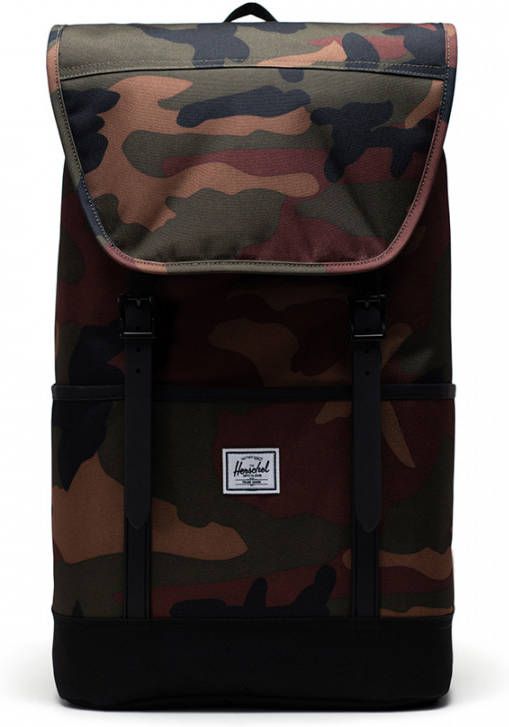 Herschel Little America Pro woodland camo/black backpack