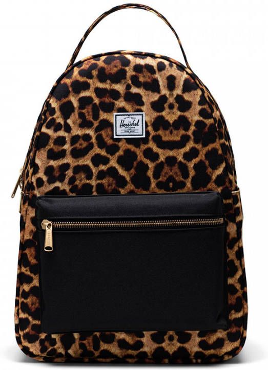 Herschel Supply Co. Nova Mid Volume leopard black Laptoprugzak