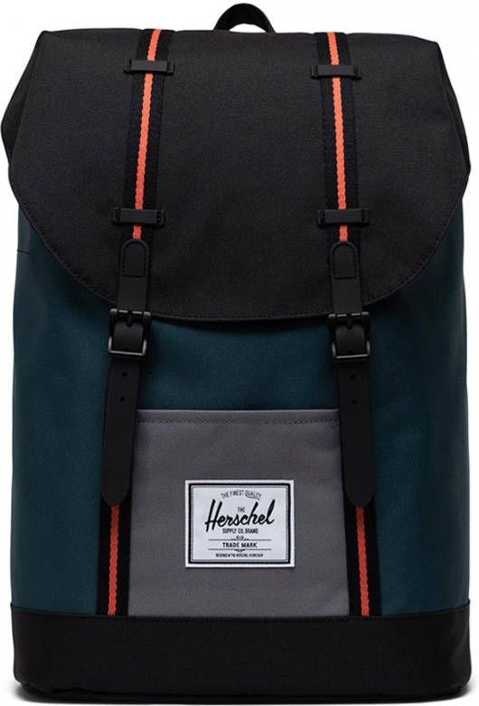 Herschel Retreat Rugzak Garden Topiary/Black/Gargoyle/Chili