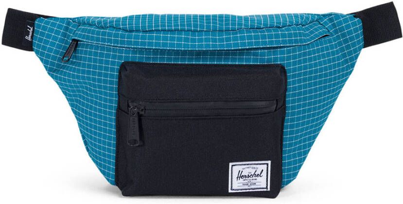 Herschel Seventeen Heuptas Ocean Depths Grid/Black