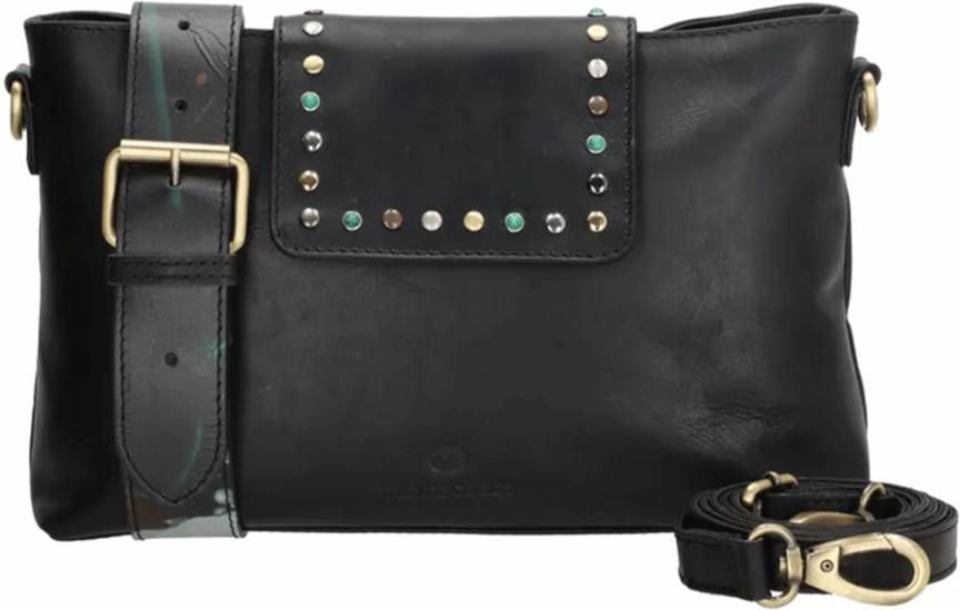 Micmacbags Masterpiece Crossoverbag zwart Damestas
