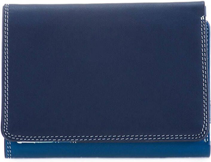 Mywalit Unisex Medium Tri fold Wallet denim Dames portemonnee