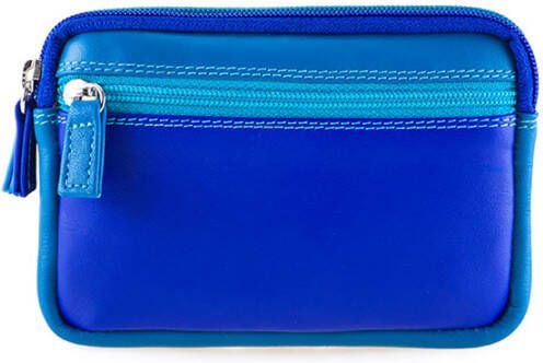 Mywalit Small Leather Double Zip Purse seascape Dames portemonnee
