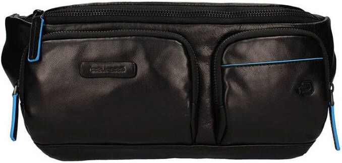 Piquadro Blue Square Bum Bag RFID Black