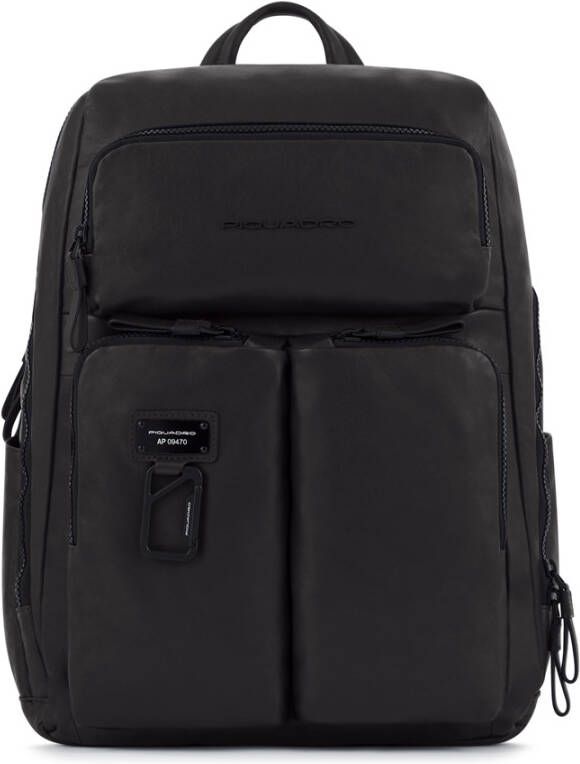 Piquadro Harper Computer Backpack 15, 6" Black