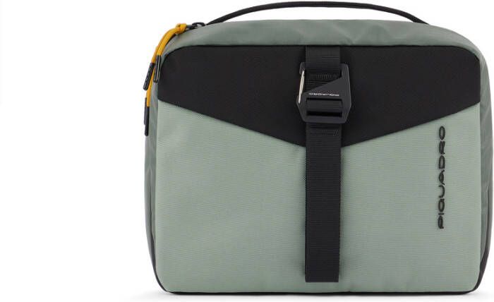Piquadro Spike Organized Haning Toiletry Bag Green