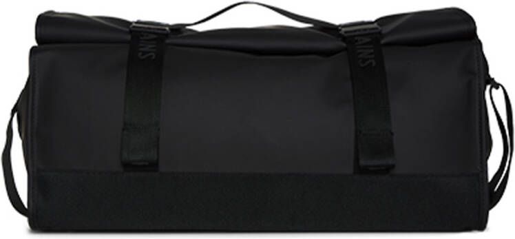 Rains Trail Rolltop Duffel Bag Reistas Black