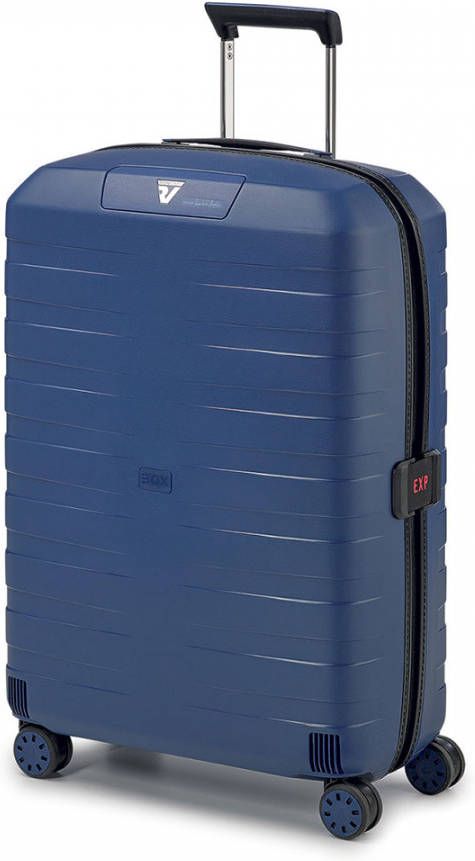 Roncato Box 4.0 Medium 4 Wiel Trolley 69 navy Harde Koffer