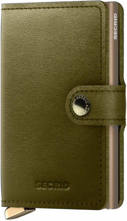 Secrid Miniwallet Portemonnee Dusk olive Dames portemonnee